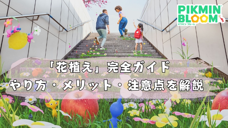 ピクミンブルーム 花植え