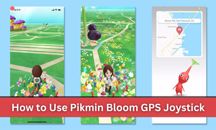 Pikmin Bloom GPS 조이스틱 조작