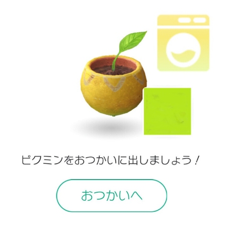 ピクミン ブルーム ライフログの苗