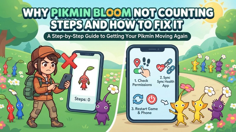 Why Pikmin Bloom Not Counting Steps and How to Fix It