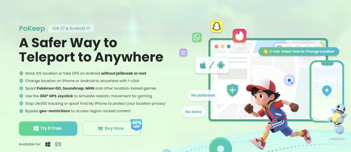 pokeep location changer website