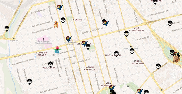 pokemap mapa pokemon