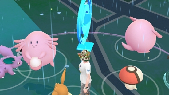 ラッキー野生での出現