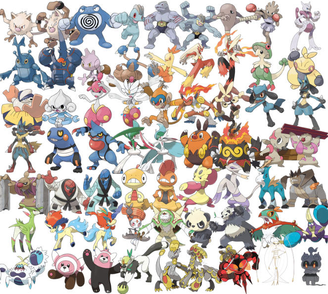 pokemon fighting type