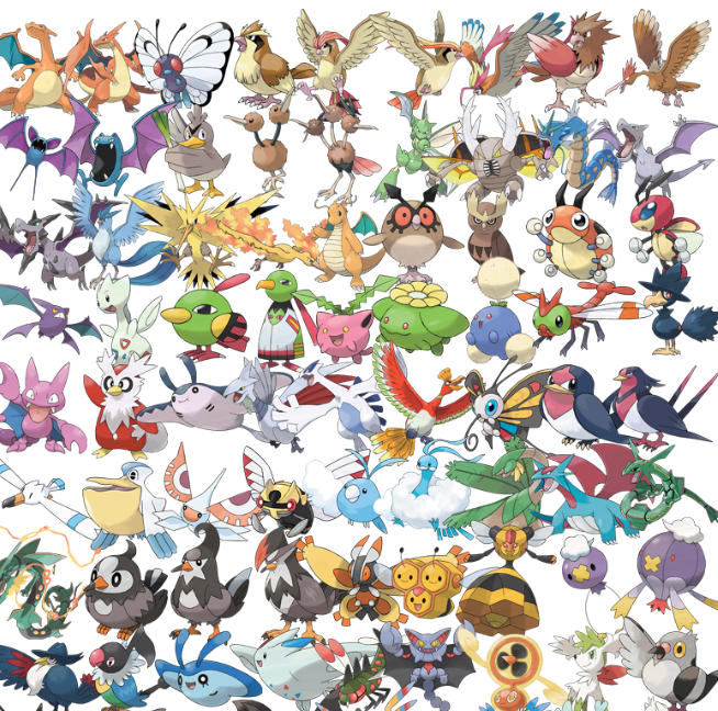 pokemon flying type