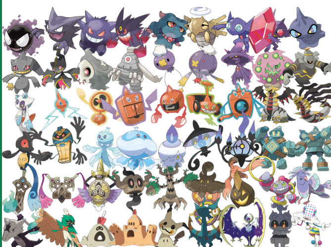 pokemon ghost type