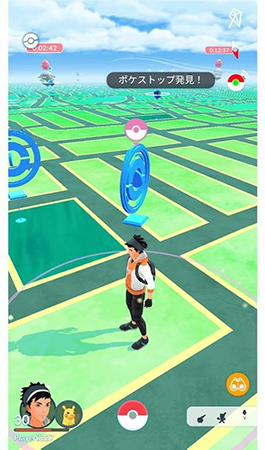 ポケモンgo ポケストップ・ジムに接近