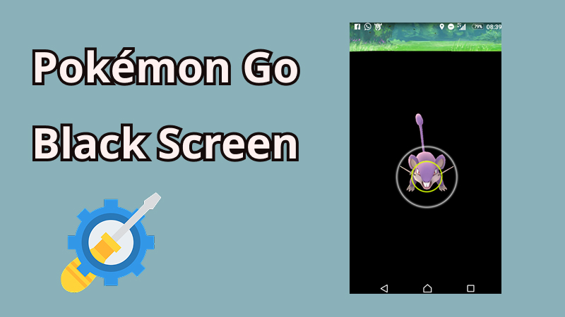 pokemon go black screen