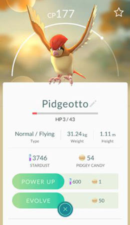 pokemon go candy evolve