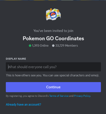 pokemon go coordinates