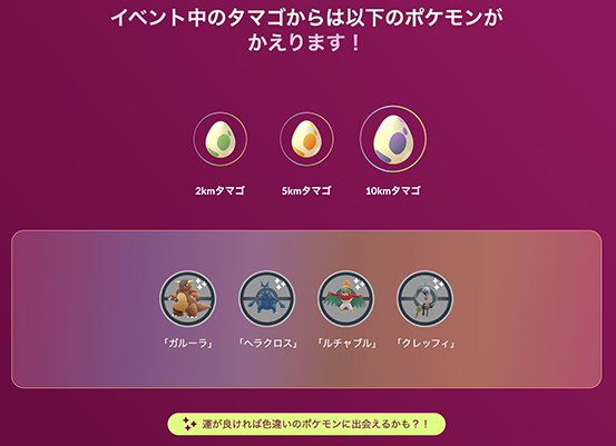 ポケモンgo 地域限定ポケモン イベント
