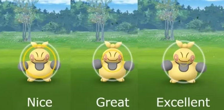 pokemon go excellent vs great vs nice