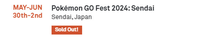 pokemon go fest tickt sold out