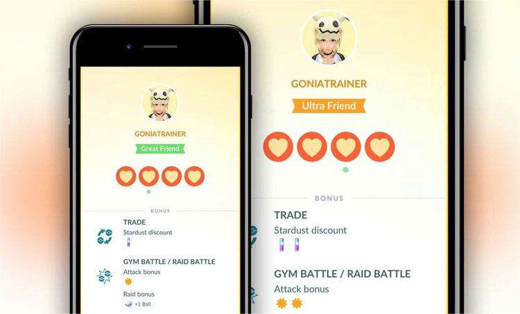 pokemon go friends level