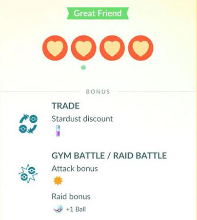 pokemon go friends