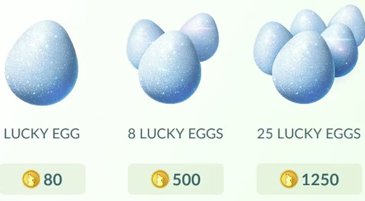 pokemon go lucky egg price