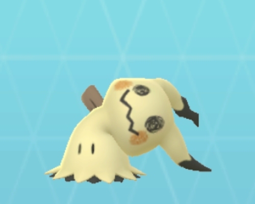 ポケモンGOのミミッキュ ばれたすがた