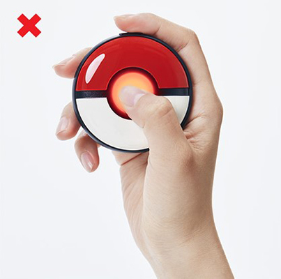 ポケモンGO Plus+ 赤く点灯