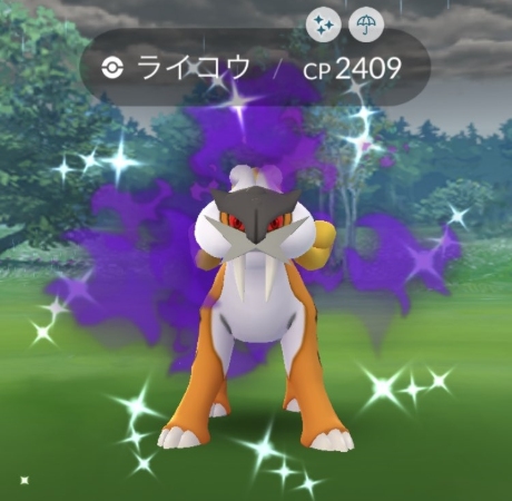 ポケモンGOのライコウ