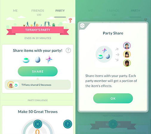 ポケモンgo チームコラボ 道具シェア