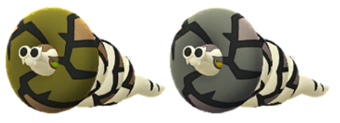 ポケモンGO サダイジャ 通常色と色違い