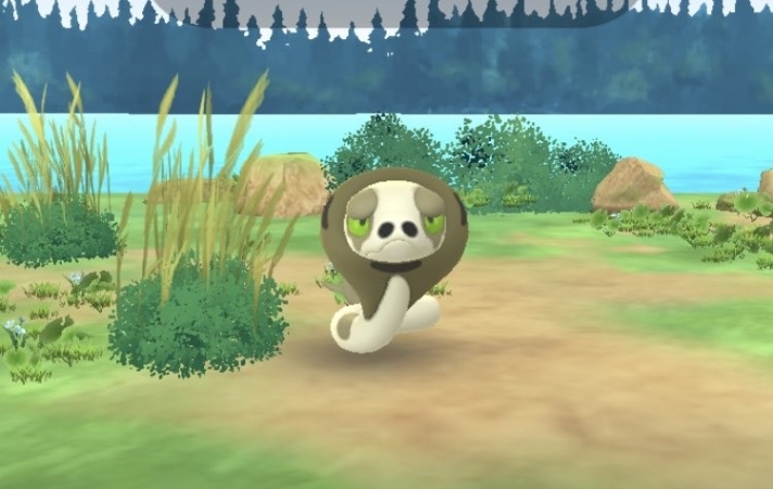 ポケモンGOの野生スナヘビ