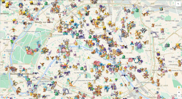 Pokemon Go Spawn Map