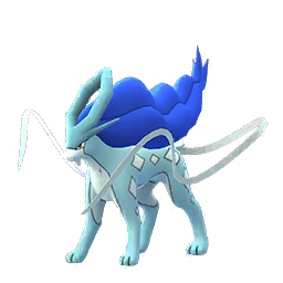 ポケモンGOのスイクン　色違い