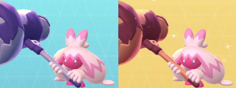 ポケモンGOのデカヌチャンの通常色・色違い