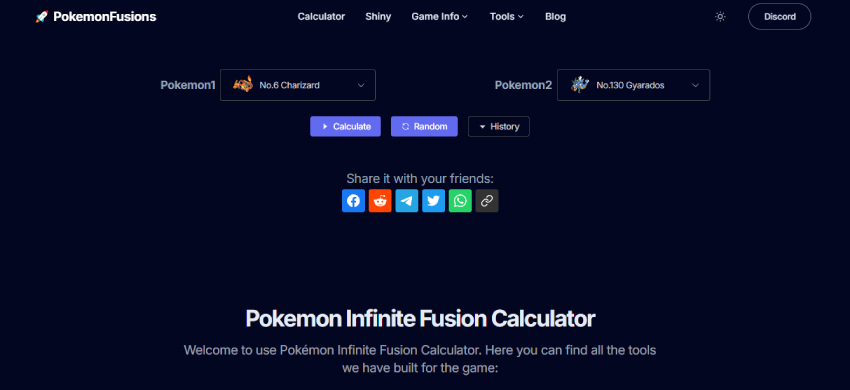 pokemon infinite fusion calculator
