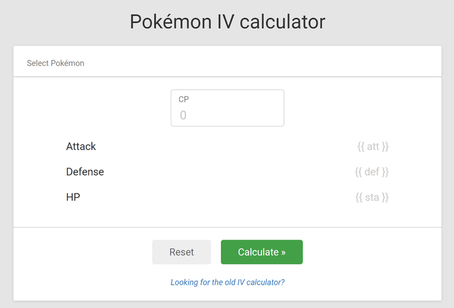 pokemon iv calculator