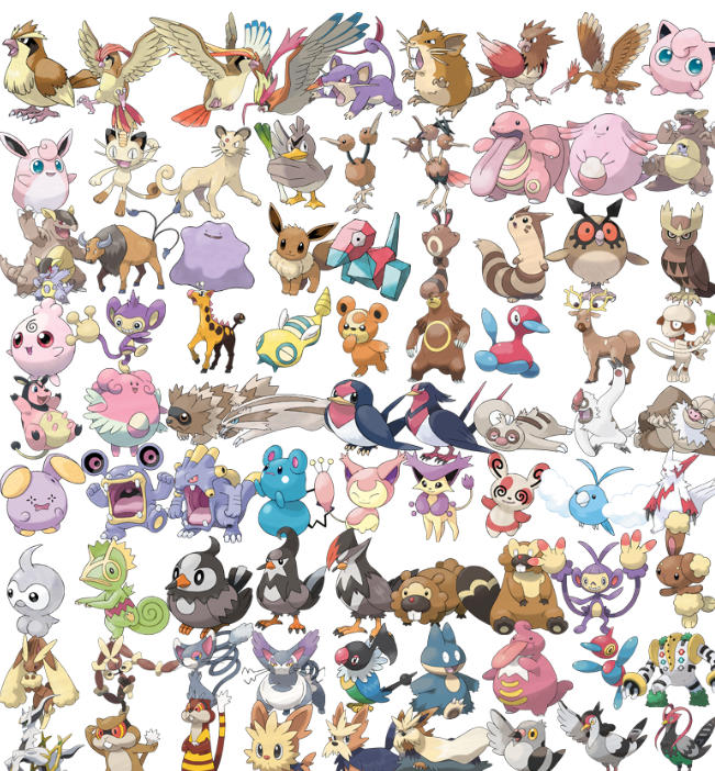 pokemon normal type