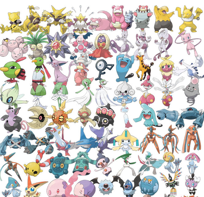 pokemon psychic type