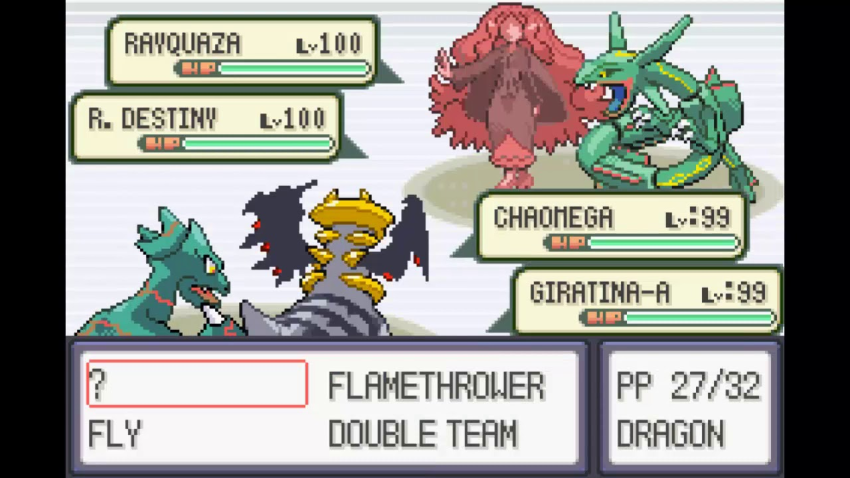 pokemon ruby destiny series