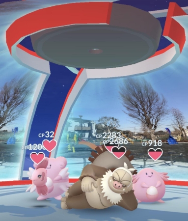 ポケモンGOジム防衛 