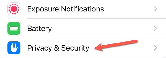 privacy security iphone