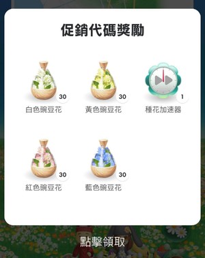 促銷代碼獎勵