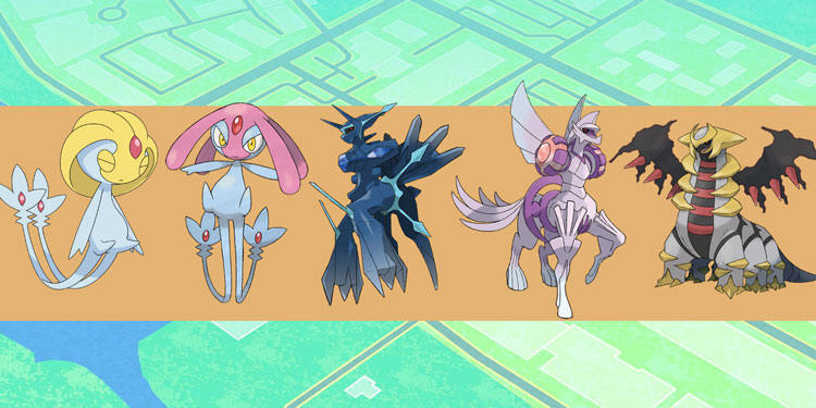 quarta geração Pokemons lendários