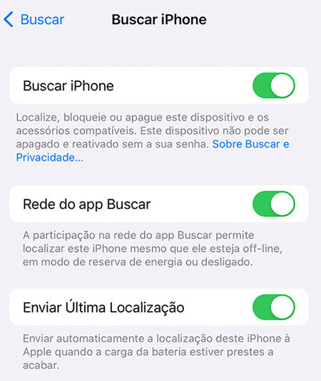 rastrear celular pelo buscar dispositivo