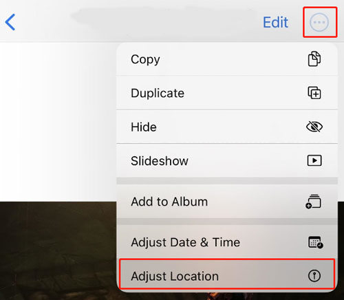 remove geotag iphone before share