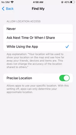 how to check app permissions