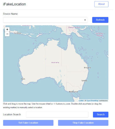 search location-ifakelocation