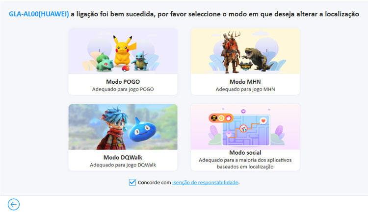 selecione modo mocpogo win