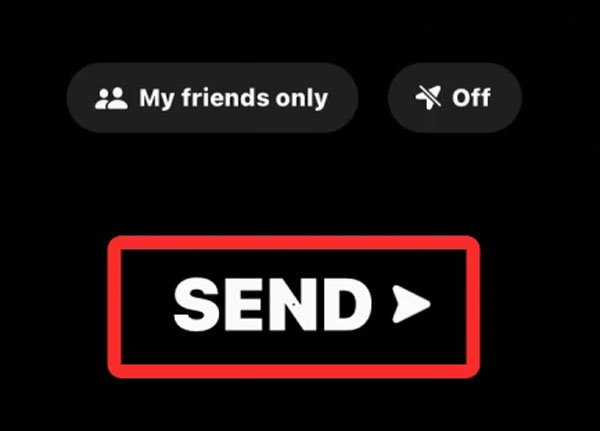 send location bereal