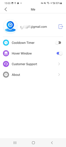 settings mocpogo for android