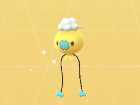 ポケモンGOの色違いフワンテ