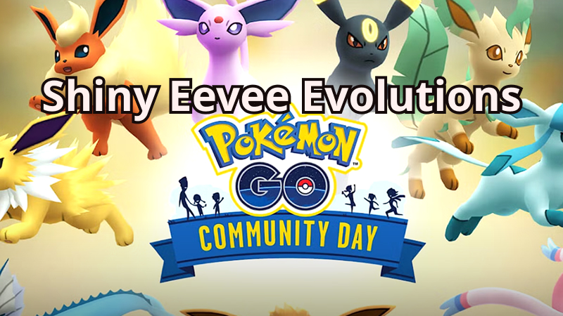 Shiny Eevee evolutions