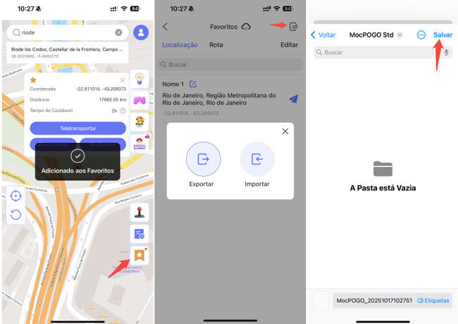 Sincronização de Rotas