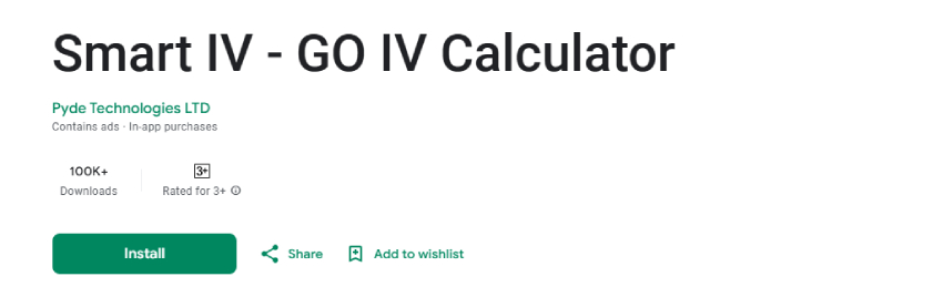 smart iv calculator