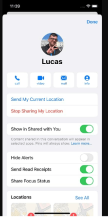 stop-sharing location-on-iMessage
